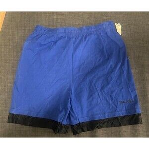 Vintage Spalding Basketball Shorts  Size M 90s Brand New Made in USA Blue